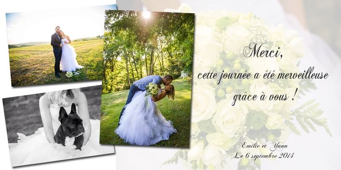 Photos de vos remerciements - 1