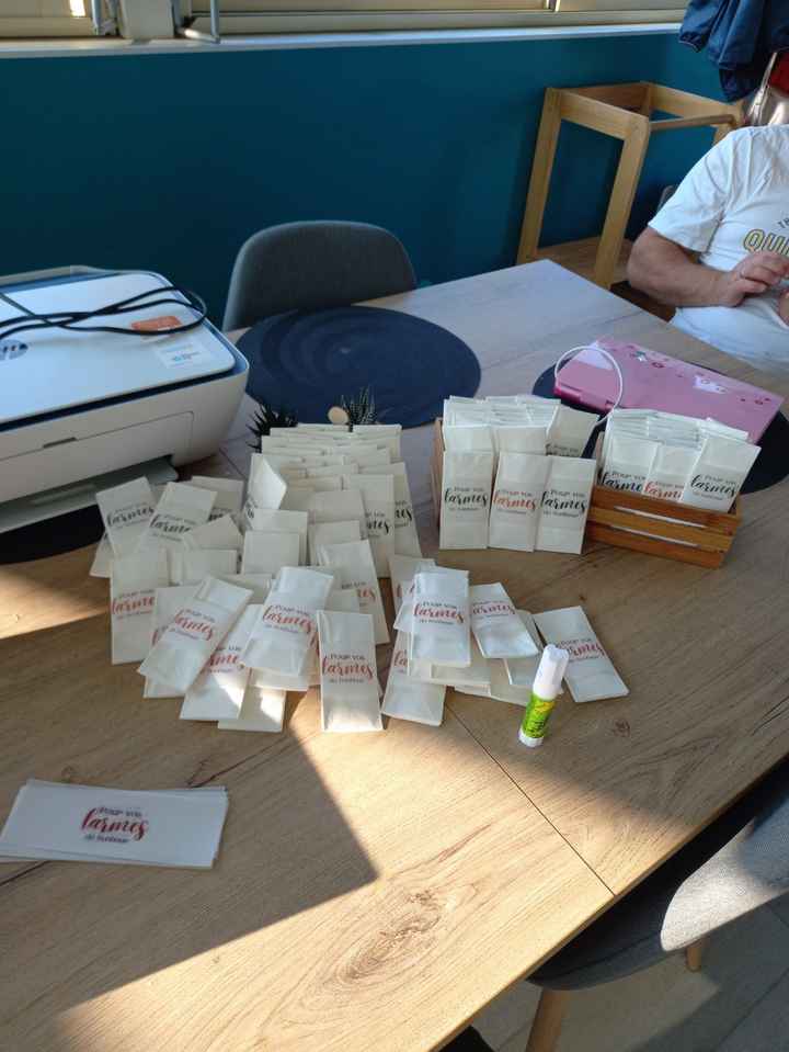 Mouchoirs larmes de bonheur - 2