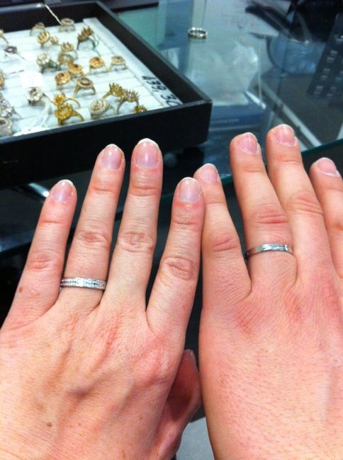 On a commandé nos alliances !! - 1