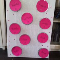 Plan et marque-tables done !! - 2