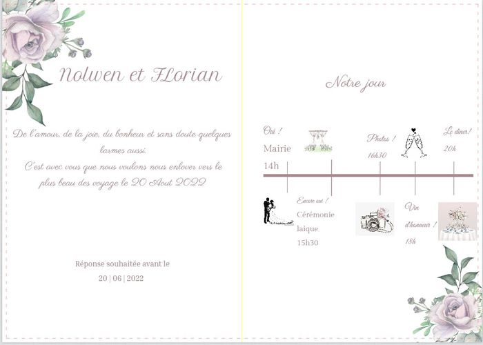 Concours voici mon Faire-part + Nolwen - 2
