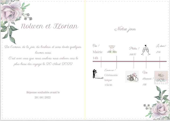 Concours voici mon Faire-part + Nolwen - 2