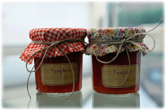 Petits pots de confiture DIY