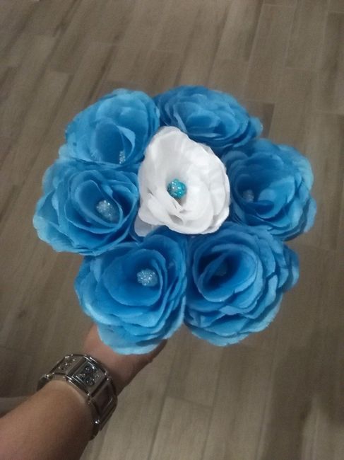 Le premier essai du bouquet que je lancerais