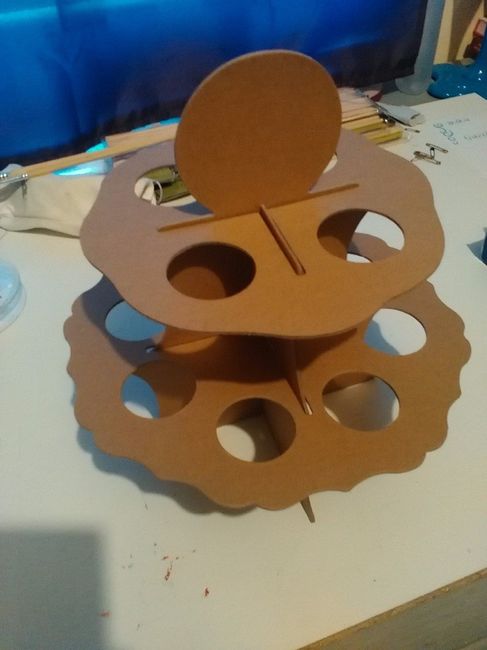 Présentoir pour mes cornets à bonbons 1