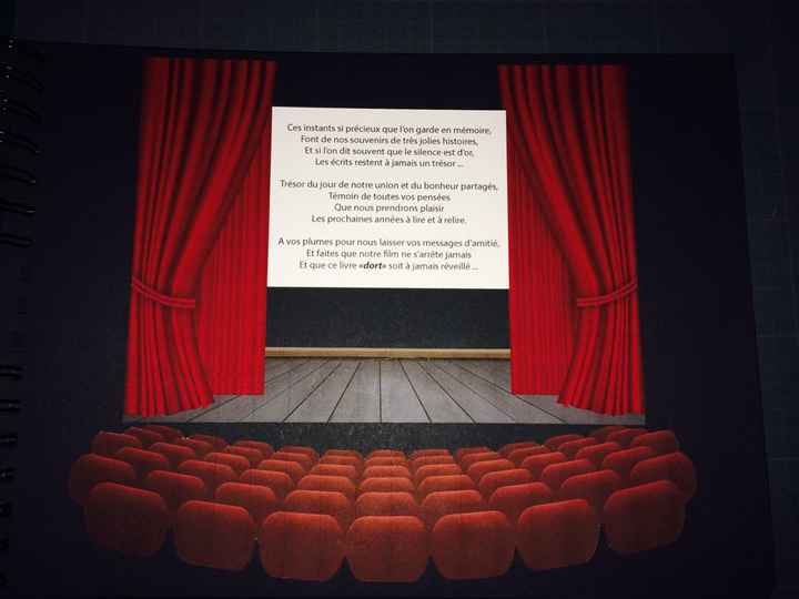 Livre d'or thème cinema - 2