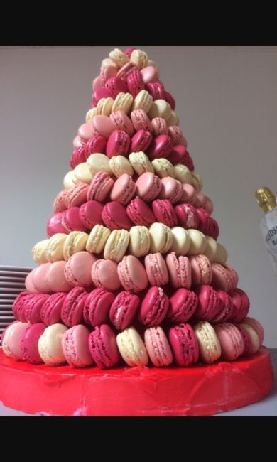 Pièce montée de macarons - 1