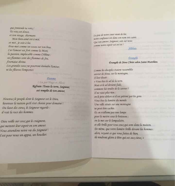 Livret de messe - 3