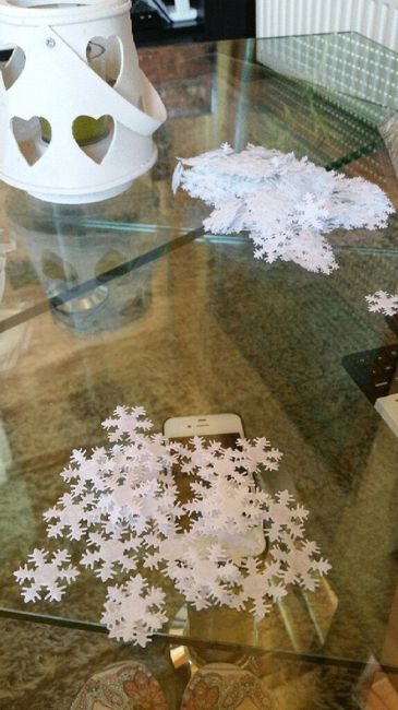 Confetti effet neige. - 1