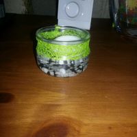 Customiser des pot de yaourt pour mettre des bougies - 1