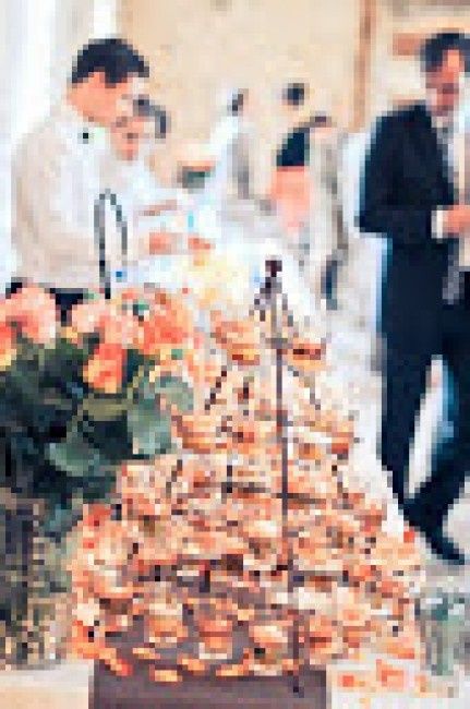 buffet corail marron et ivoire