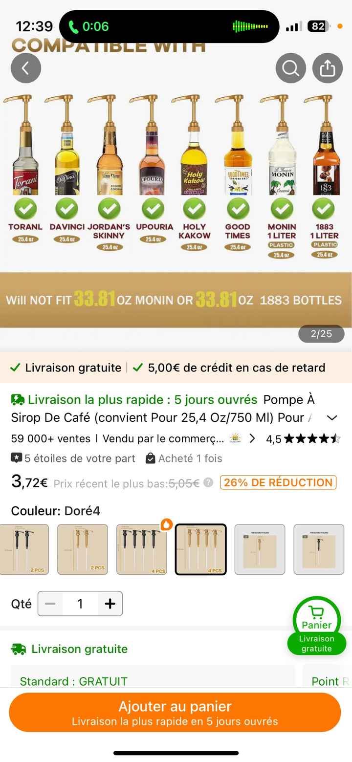 Sirop Monin - 1
