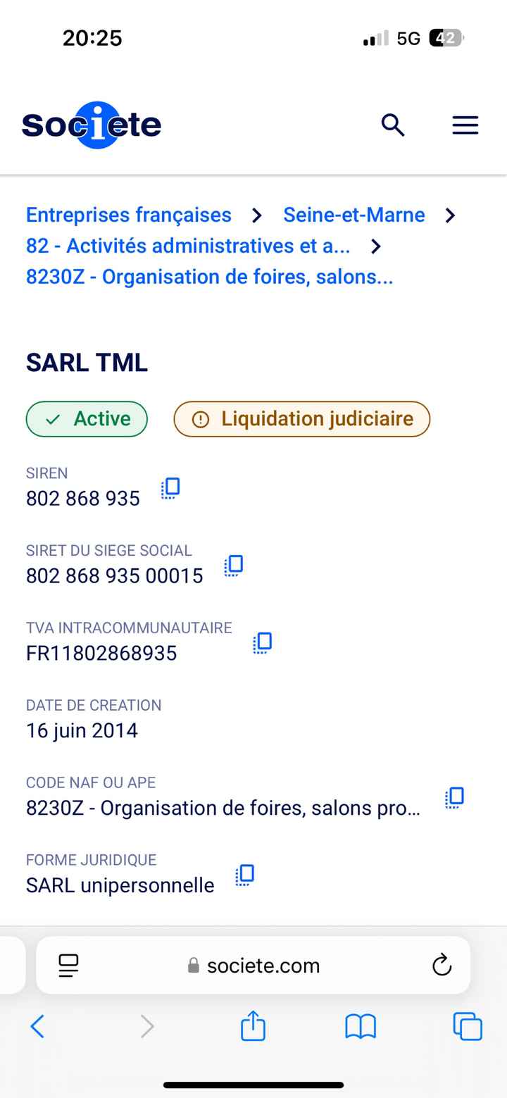 Quelqu’un est déjà passée par ce prestataire ? Car je n’arrive plus à le joindre, et j’ai effectué u