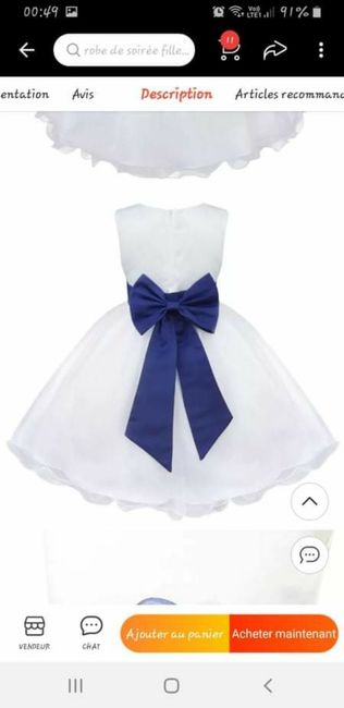 Robe fille d’honneur 3