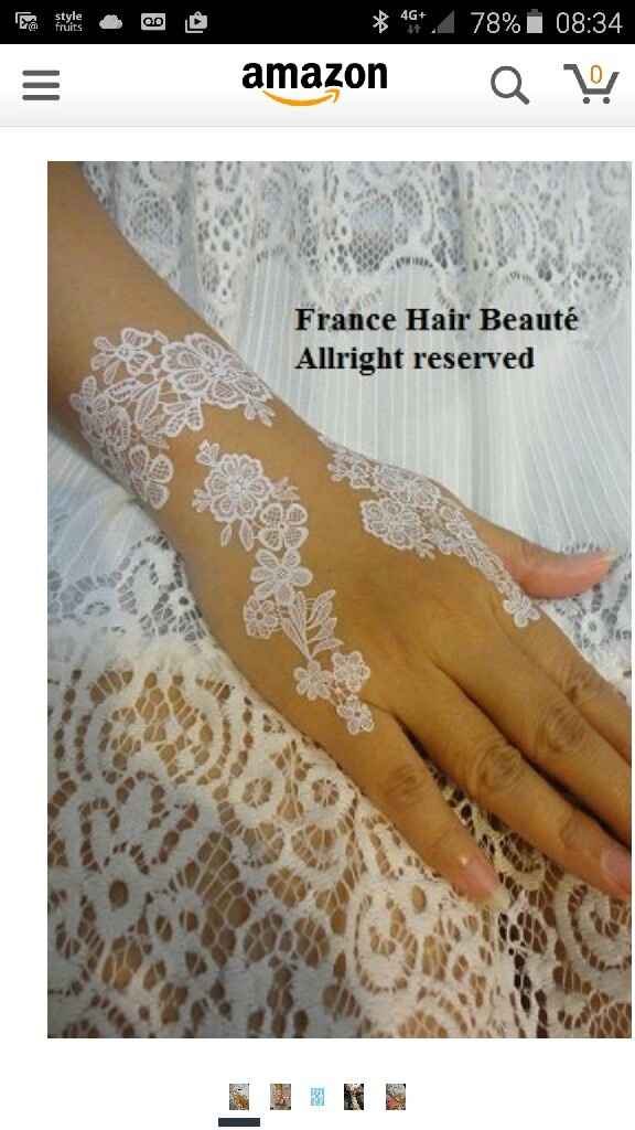 Henné blanc tatouage - 1