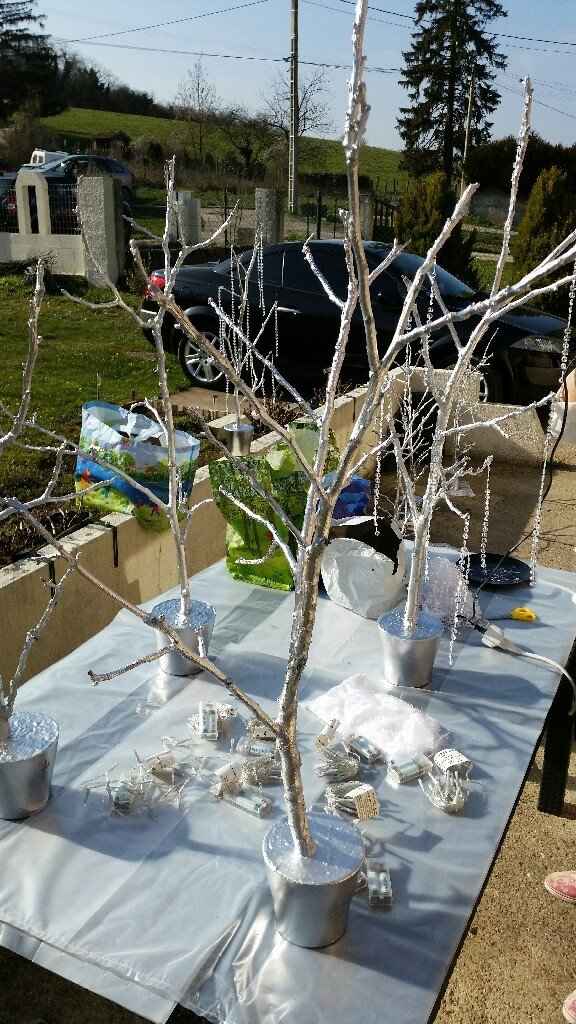 Diy arbres centre de table suite et fin :) - 5