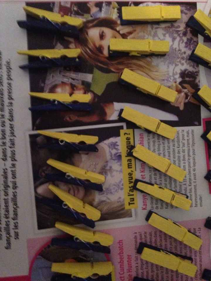 Diy mini pinces pour mon plan de table ! - 1