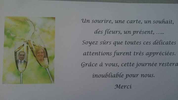 C'est fait j'ai envoyé nos remerciements - 5