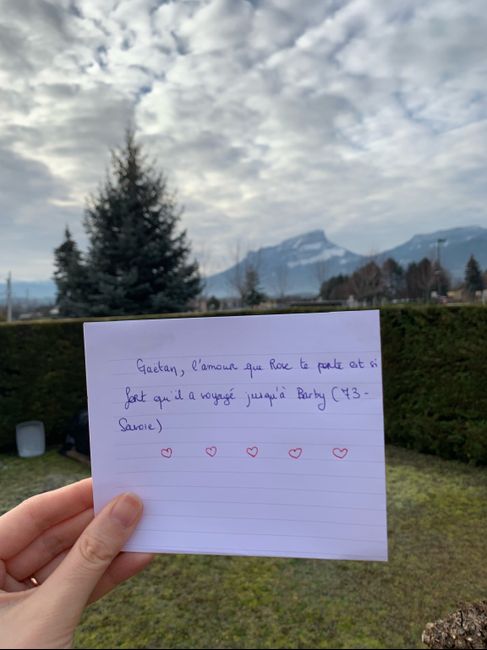 Il me manque quelques départements. Love notes - 2