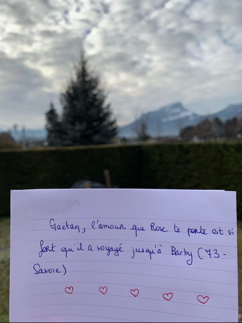 Il me manque quelques départements. Love notes - 3
