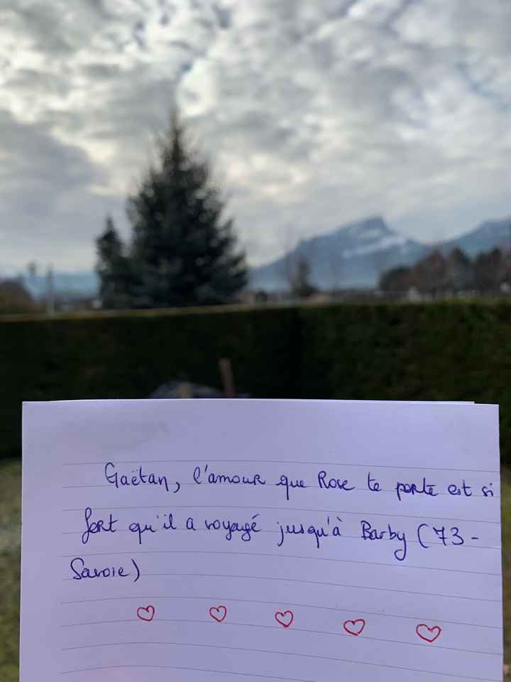Il me manque quelques départements. Love notes - 3
