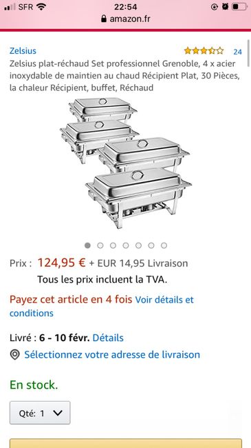 Chafing dish /buffet chaud,🥘 besoin conseils . 2