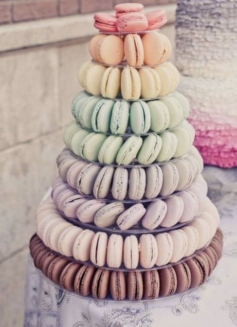 Pièce montée macaron « maison » 1