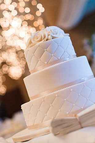 Wedding cake blanc/ivoir/nacré - 2