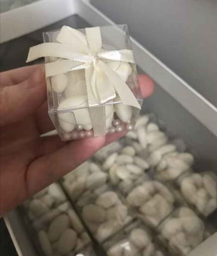 Dragées ivoire perles - 1