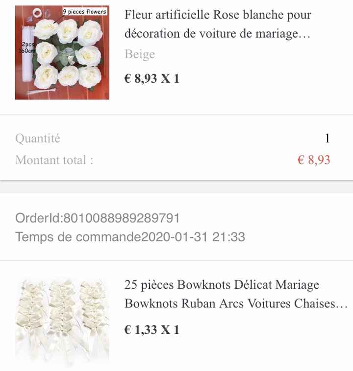 Commande chez aliexpress Et bla bla - 1