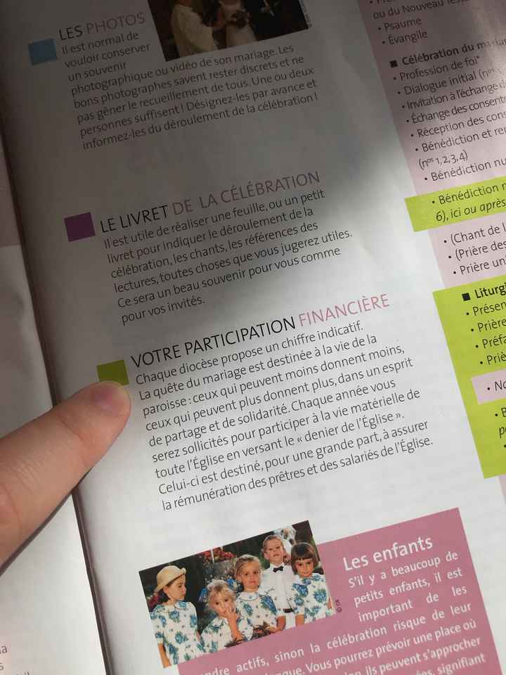 300€ pour la cérémonie religieuse - 1