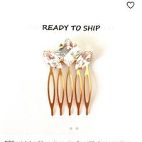 Peigne pour coiffure de mariée - 2