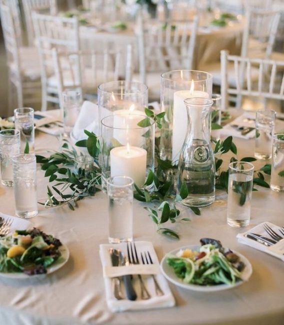 2 mariages, 2 centre de table. Laquel préfères-tu ? 1