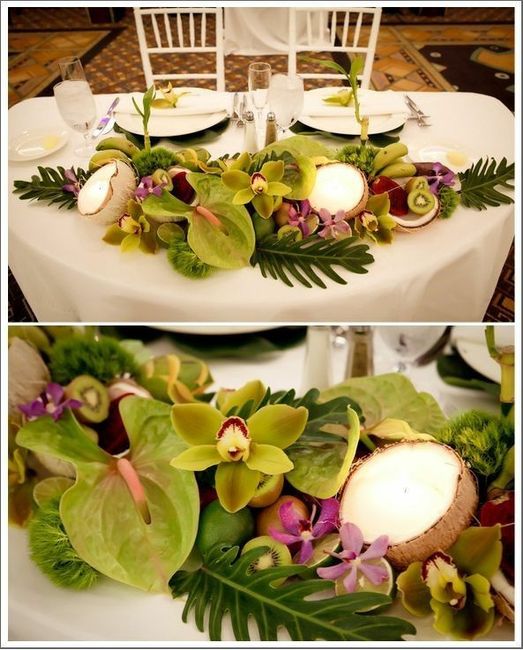 Fleur tropicale mariage thème exotique/tropical 24