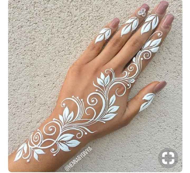 Quel genre de dessins en henné - 2