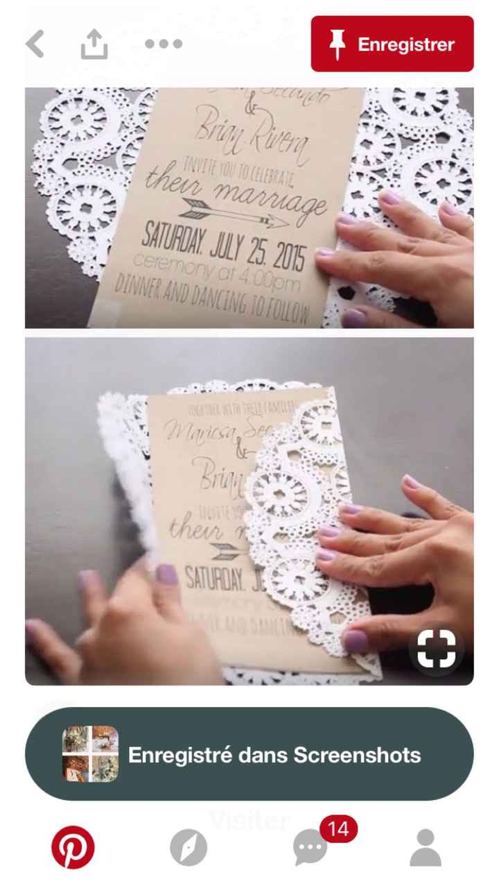  Faire part diy - 1