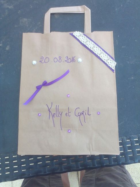 Sac en papier / kraft personnalisable - 1