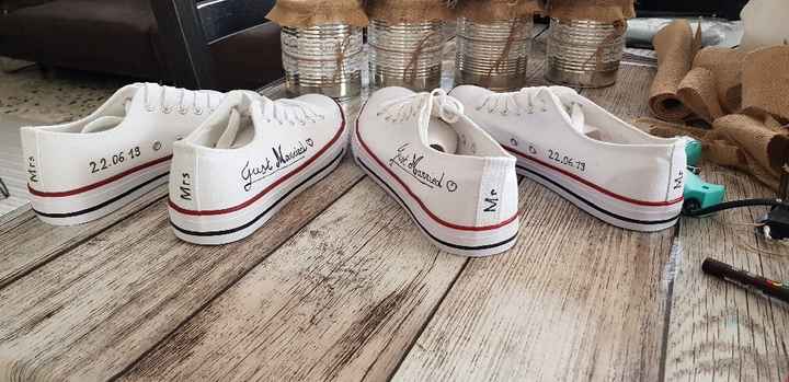 Baskets customisées. - 1