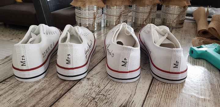 Baskets customisées. - 2