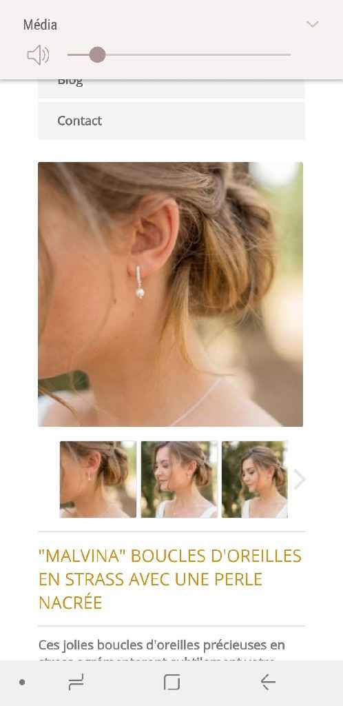 Bijoux portés le jour j - 1