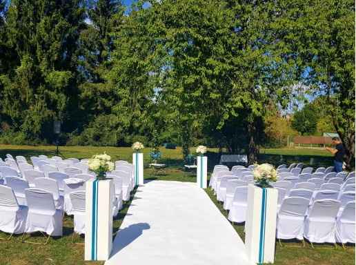 Habillage chaise pliante cérémonie laique - 1