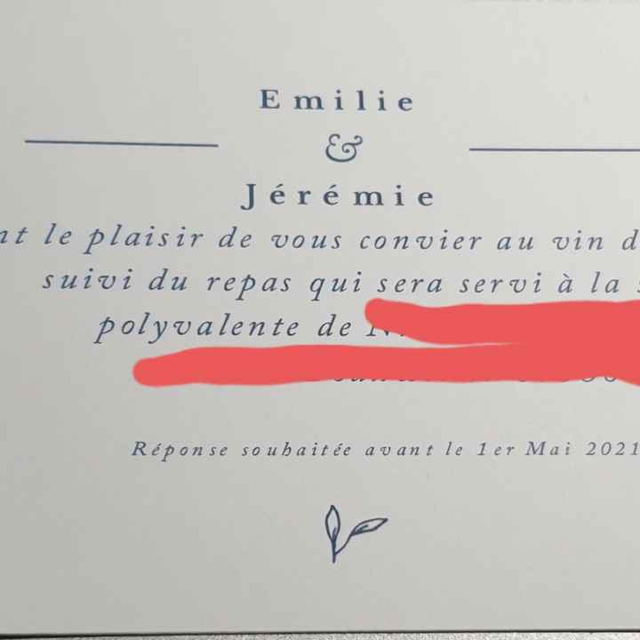 Faire-parts reçu - 4