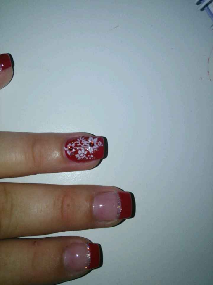 Mes ongles vive le rouge - 1