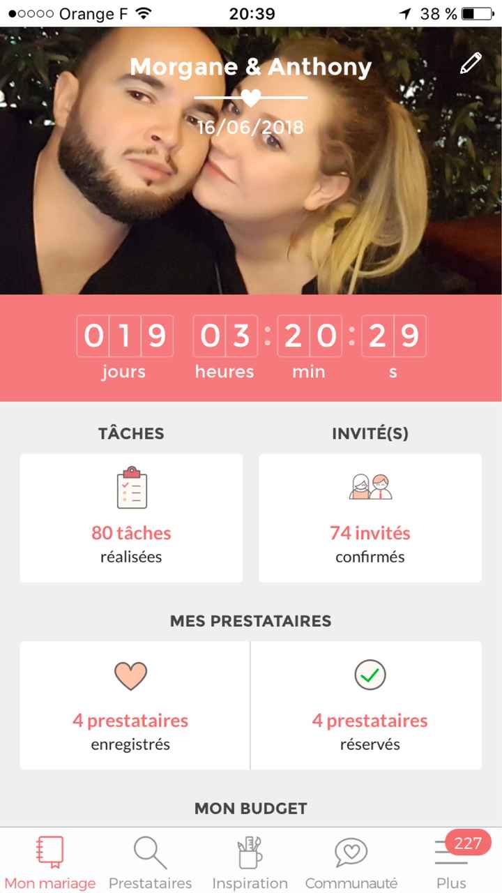 Montrez-moi vos compteurs de mariage 🤵👰 - 1