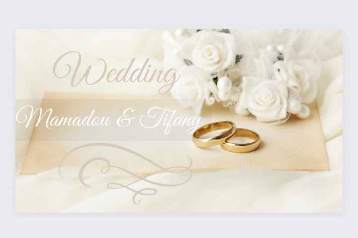 Faire part en cour - 1