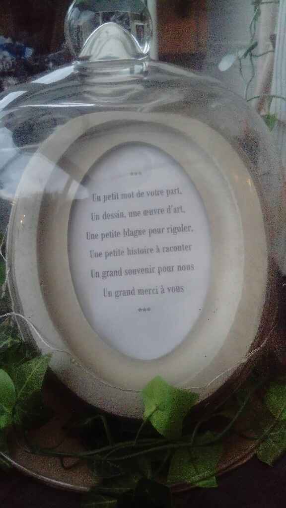 Déco table livre d or - 5