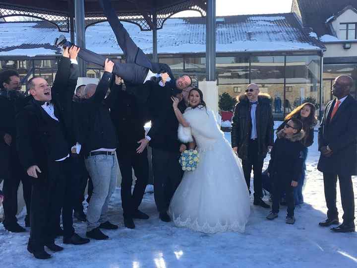 séance photo dans la neige !