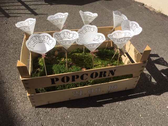 bacs à pop corn (x3)