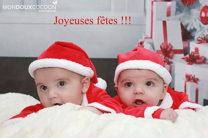 Les photos de noël de nos babychoux  - 1