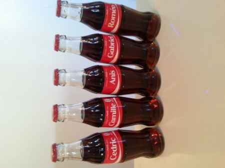 Cadeau bouteilles de coca cola avec prénom - 2